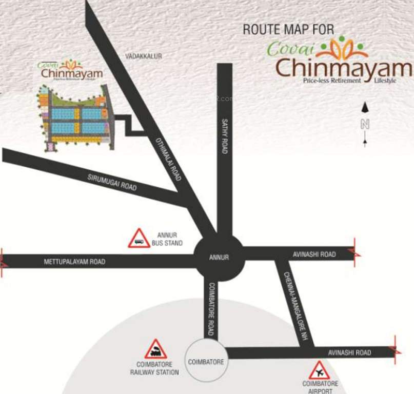  chinmayam Images for Location Plan of Covai Chinmayam