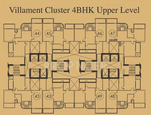  mantra-villament Images for Cluster Plan of Mahagun Mantra Villament