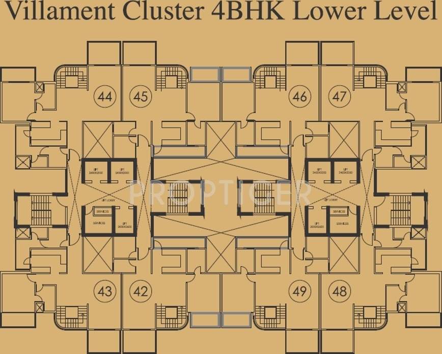  mantra villament Images for Cluster Plan of Mahagun Mantra Villament