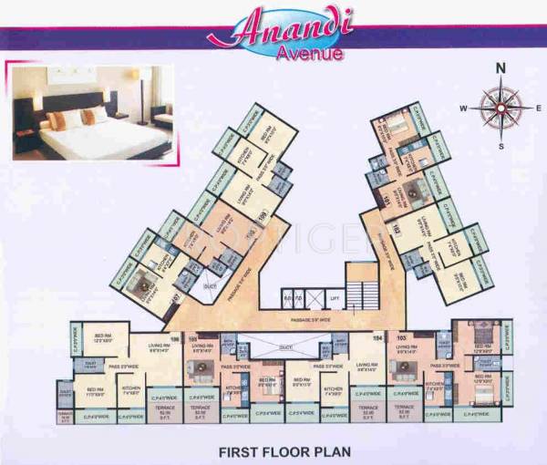 Images for Cluster Plan of Yash Anandi Avenue