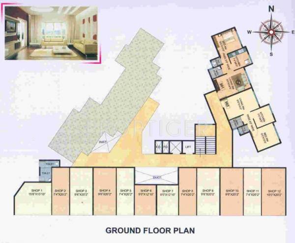 Images for Cluster Plan of Yash Anandi Avenue