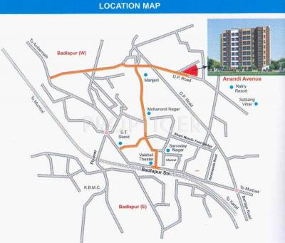 Images for Location Plan of Yash Anandi Avenue