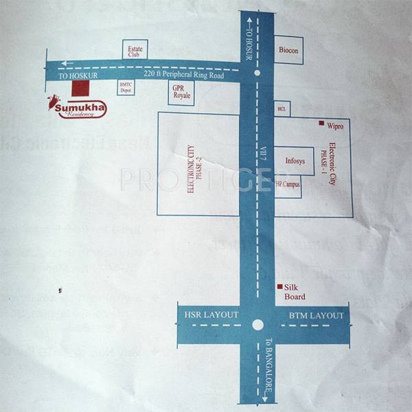 Images for Location Plan of Nakshatra Developers Sumukha Residency