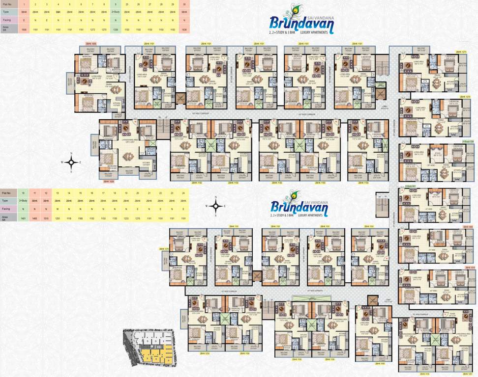 Images for Cluster Plan of Vandana Sai Vandana Brundavan