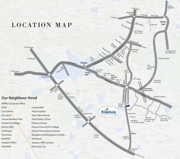 Images for Location Plan of Vandana Sai Vandana Brundavan