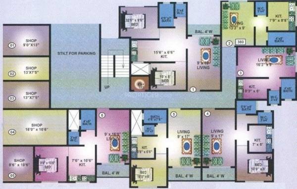 Images for Cluster Plan of Raj Ambedham Park
