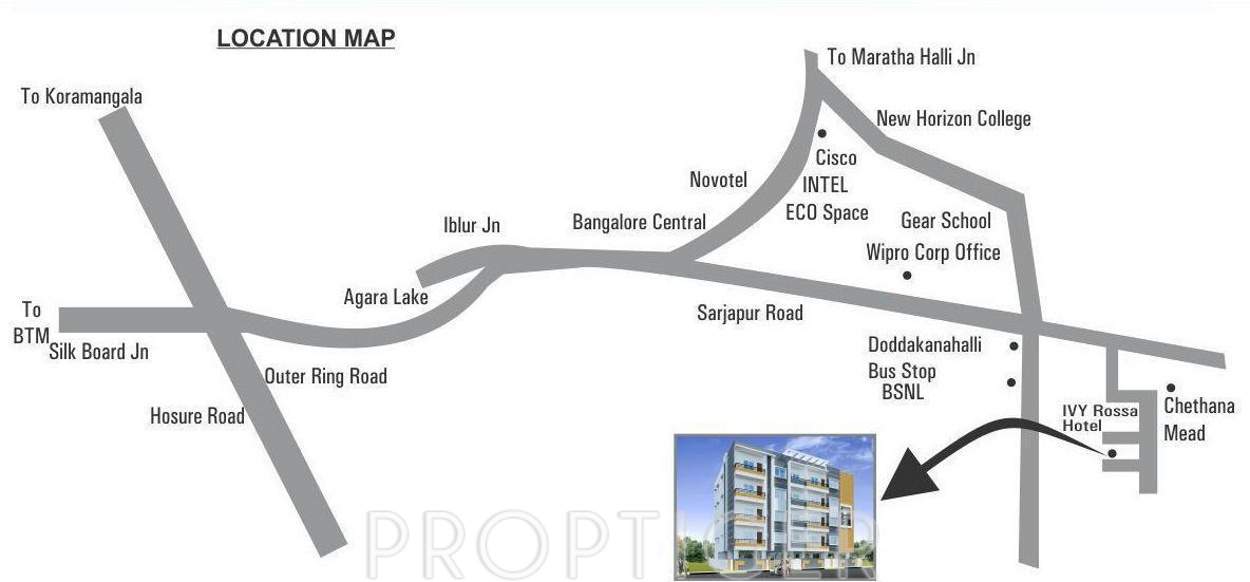 purandhar naidu and  others sv enclave Location Plan