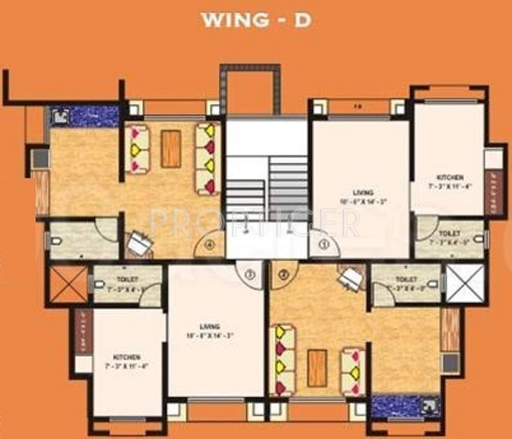  aangan Images for Cluster Plan of Aakruti Aangan