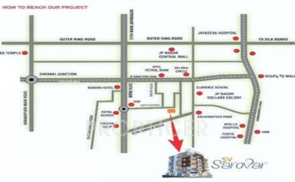 sri-vinayaka-infra sarovar Location Plan