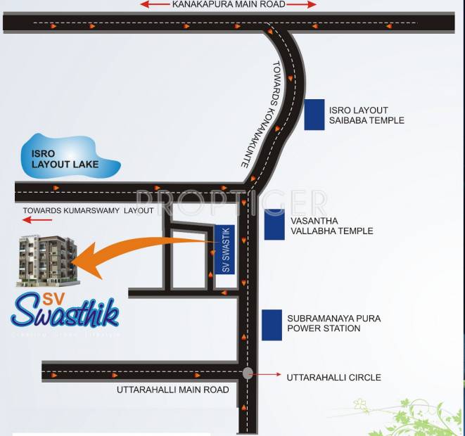 sri-vinayaka-infra swasthik Location Plan