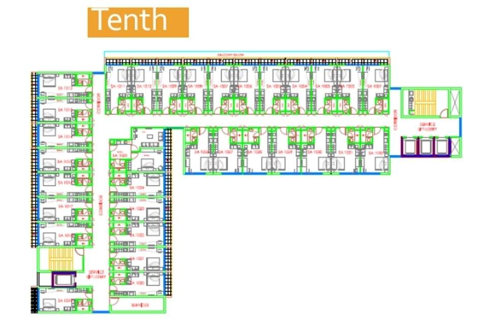  70 grandwalk Images for Cluster Plan of Tapasya 70 Grandwalk