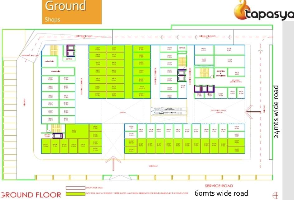  70 grandwalk Images for Cluster Plan of Tapasya 70 Grandwalk