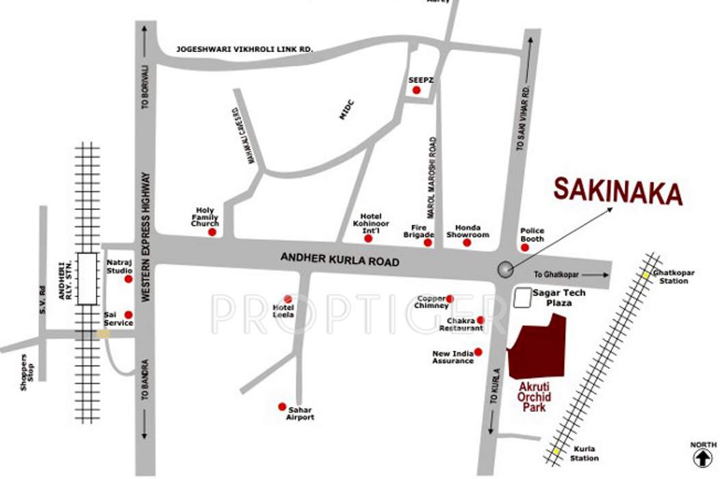 Images for Location Plan of Hubtown Ackruti Orchid Park