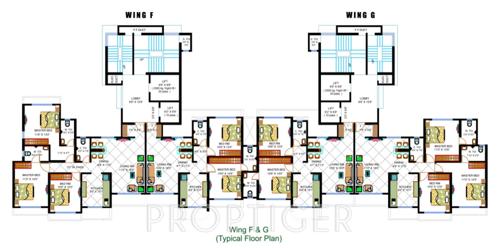  homes Images for Cluster Plan of Avirahi Homes