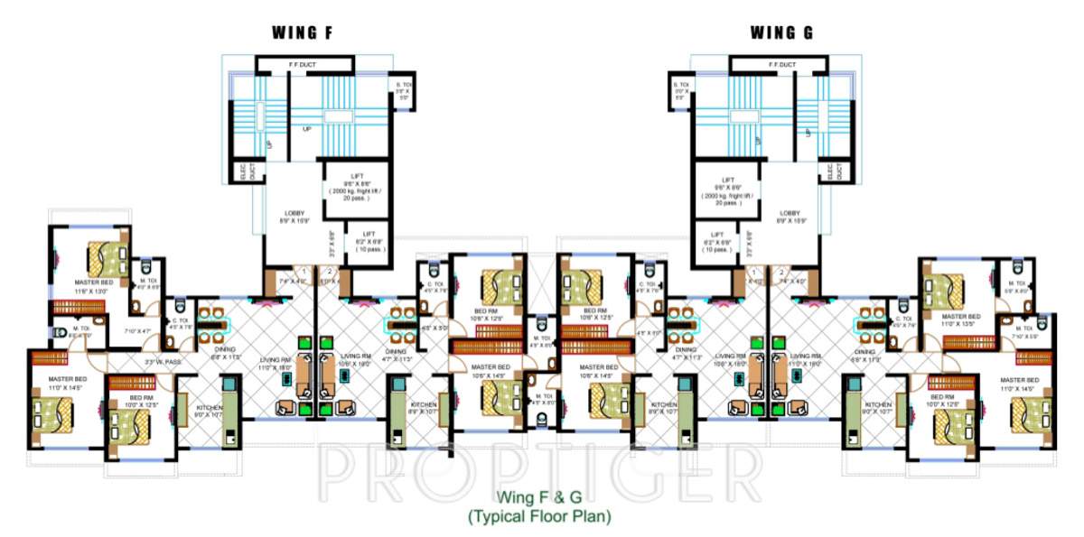 homes Images for Cluster Plan of Avirahi Homes