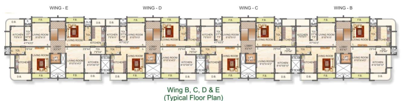 homes Images for Cluster Plan of Avirahi Homes