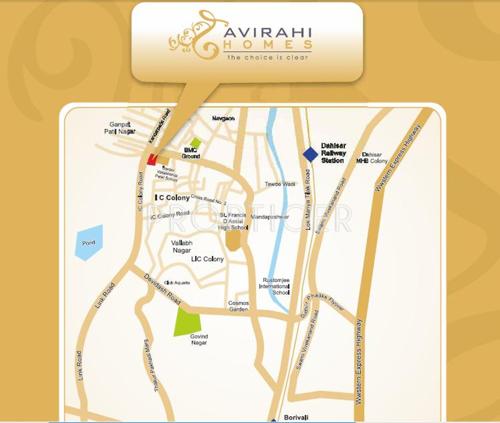  homes Images for Location Plan of Avirahi Homes