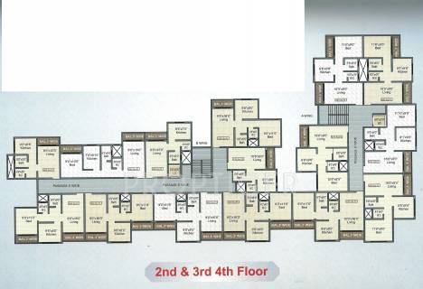 1 Bhk Cluster Plan Image Shree Sai Samarth Construction D L Palace For Sale At Dombivali Mumbai Proptiger Com
