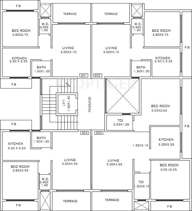 juanita buildcon d souza enclave D Souza Enclave Cluster Plan from 1st to 4th Floor