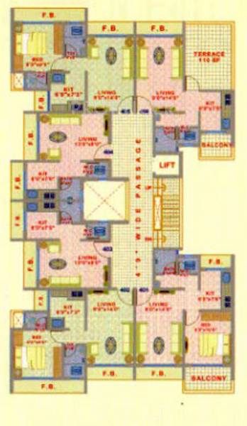 Images for Cluster Plan of Rajbai Daffodils