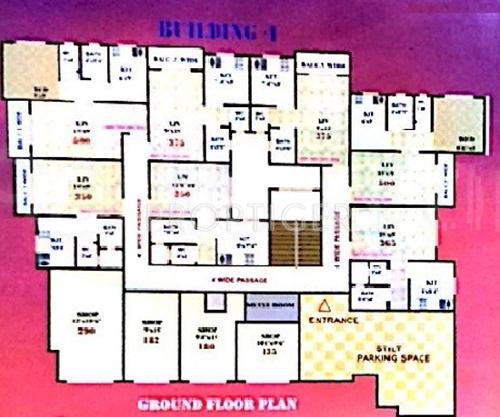 martand-bhairav-builders-and-developers apartments Building 1 Cluster Plan for ground Floor