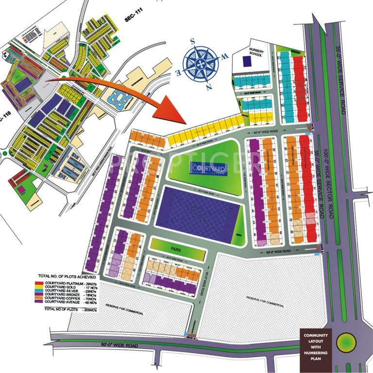 Images for Layout Plan of Premium The Courtyard Villas