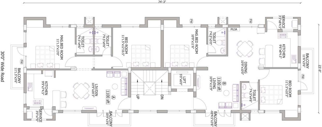 Images for Cluster Plan of Pushkar Sudha Anand Residency