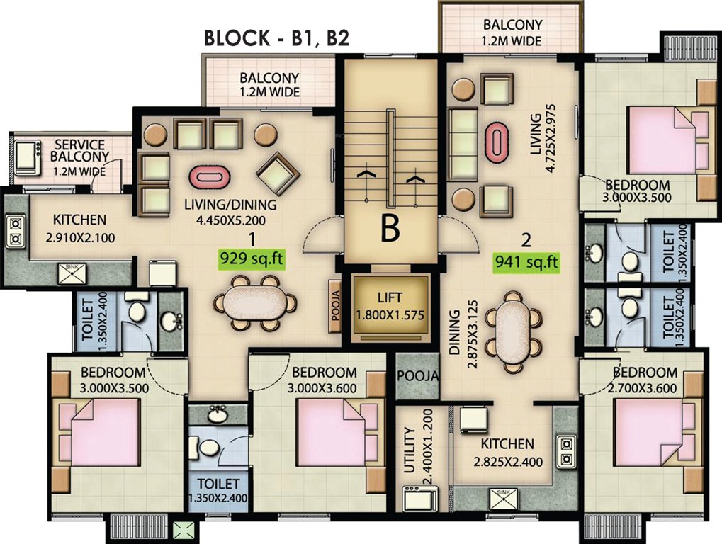 septem Images for Cluster Plan of Navin Septem