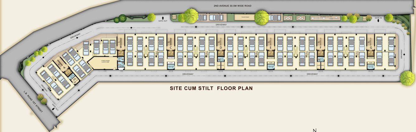 septem Images for Cluster Plan of Navin Septem
