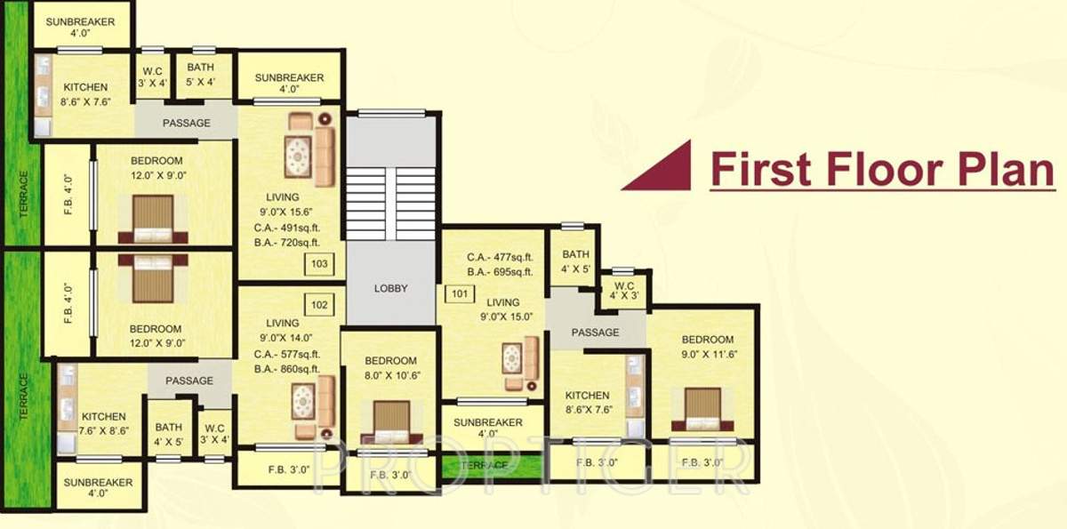 Images for Cluster Plan of Pratham Developers Ganesh Krupa