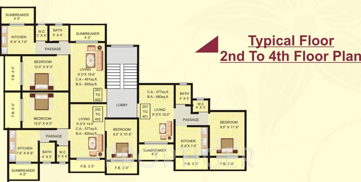 Images for Cluster Plan of Pratham Developers Ganesh Krupa