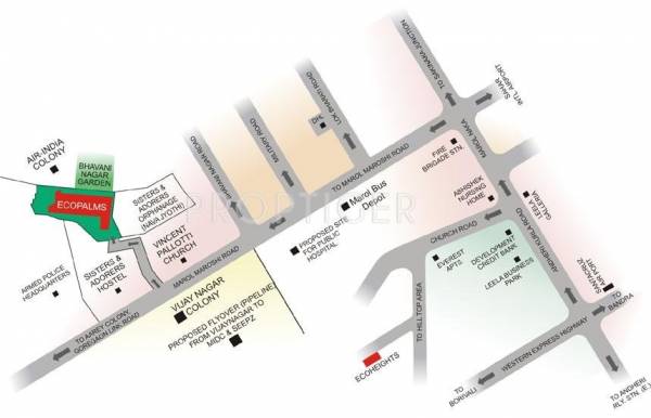 Ecohomes Constructions Pvt Ltd Eco Palms Location Plan