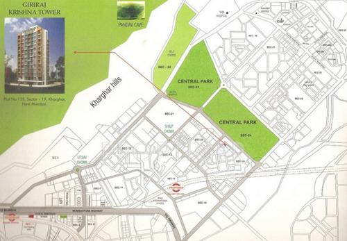  krishna-tower Images for Location Plan of Giriraj Krishna Tower