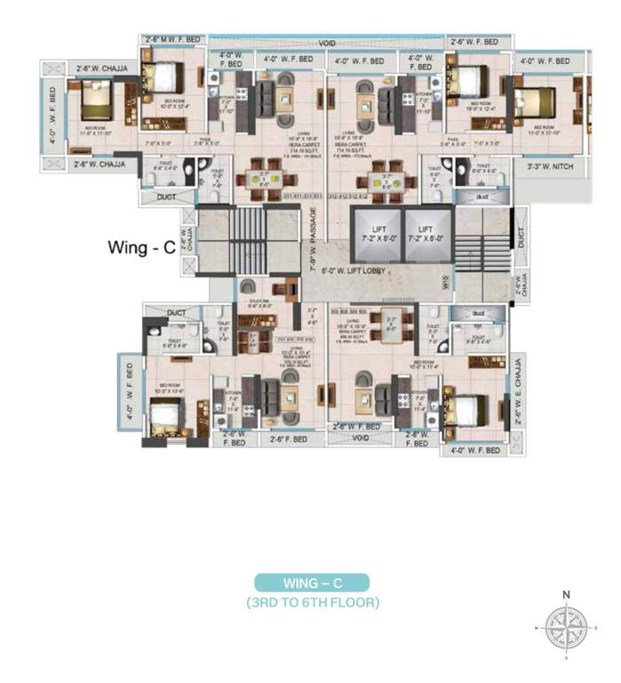  heights Cluster Plan