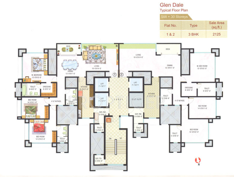 Images for Cluster Plan of Hiranandani Developers Glen Dale