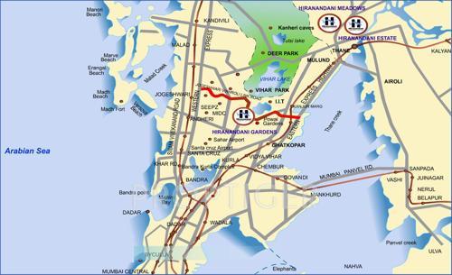 Images for Location Plan of Hiranandani Developers Glen Dale