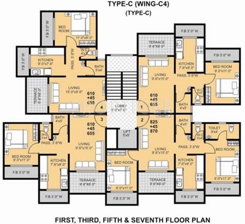Images for Cluster Plan of MK Gauri Estate