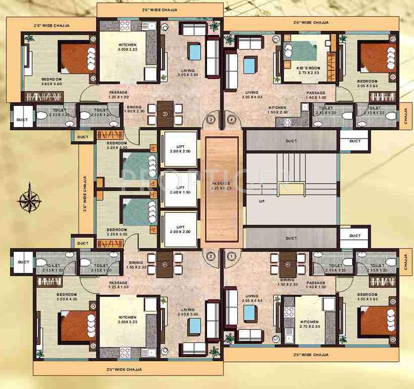 Images for Cluster Plan of Raj Raj Residency