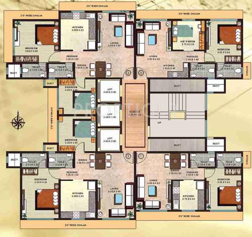 Images for Cluster Plan of Raj Raj Residency Images for Cluster Plan of Raj Raj Residency