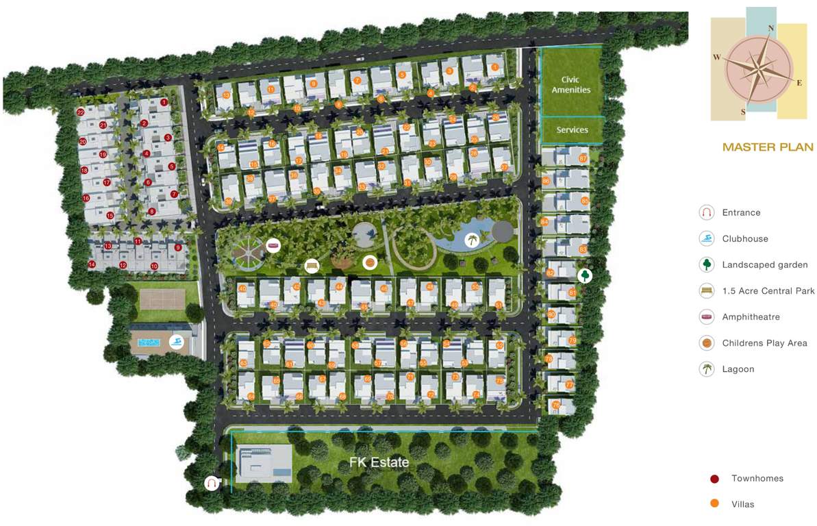  elite townhomes Images for Master Plan of Godrej Elite Townhomes