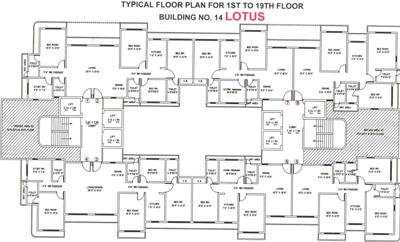  lotus Images for Cluster Plan of Vardhaman Lotus