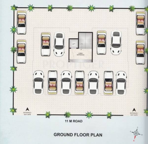 Images for Cluster Plan of Hi Tech Infra Gulmohar Heights