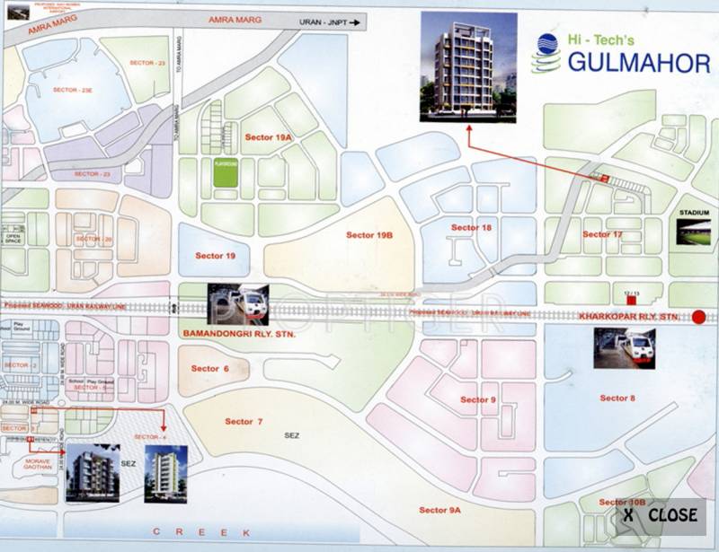 Images for Location Plan of Hi Tech Infra Gulmohar Heights