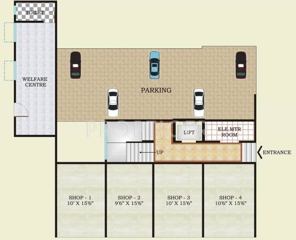Images for Cluster Plan of Raj Spaces Sai Prasad