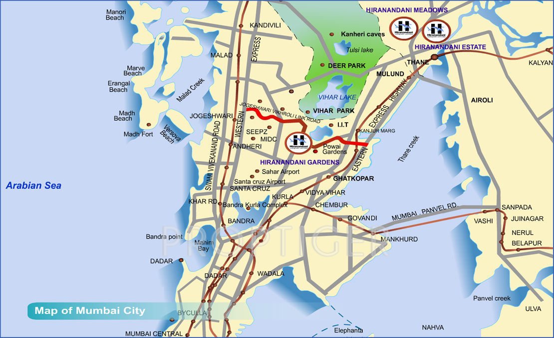 Images for Location Plan of Hiranandani Developers Acacia