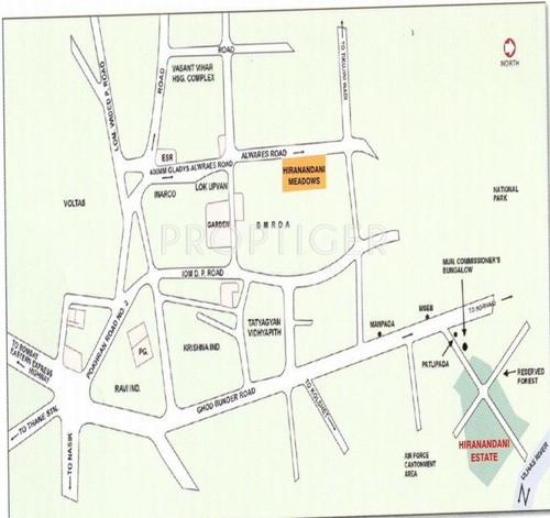  meadows Images for Location Plan of Hiranandani Developers Meadows