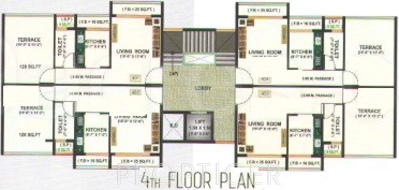 Images for Cluster Plan of Hi Tech Infra Tulsi Residency