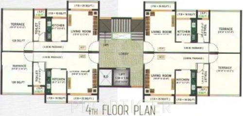 Images for Cluster Plan of Hi Tech Infra Tulsi Residency Images for Cluster Plan of Hi Tech Infra Tulsi Residency