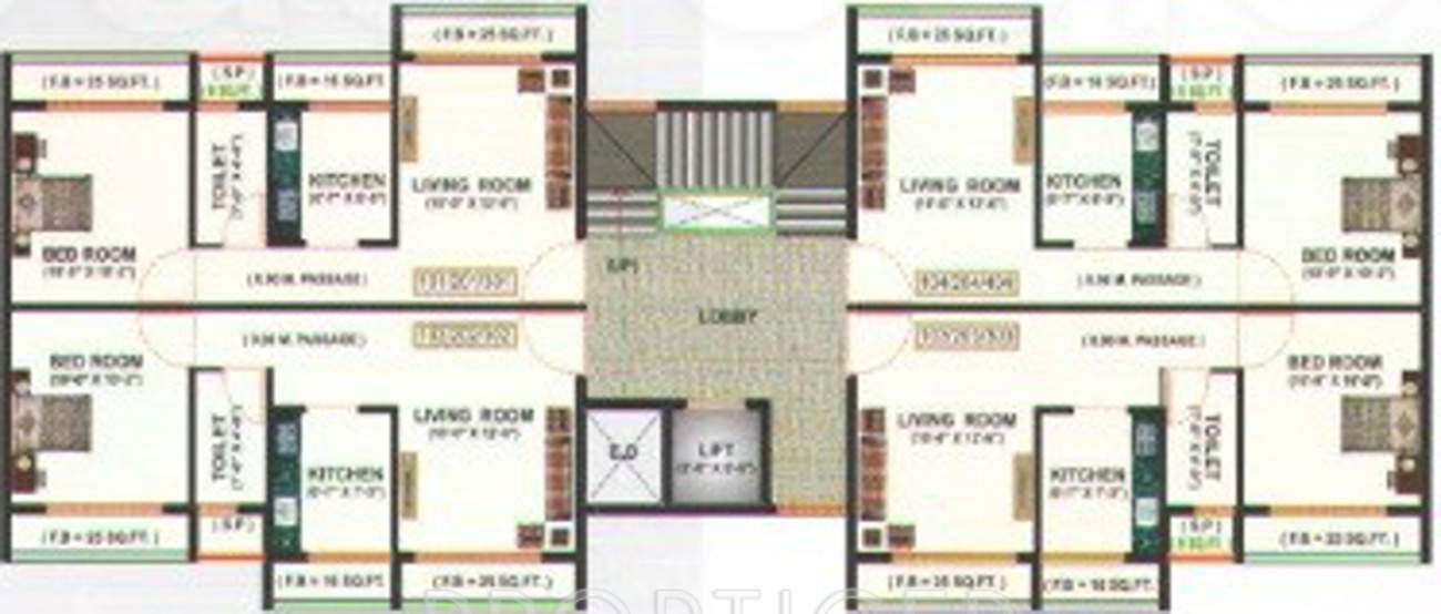 Images for Cluster Plan of Hi Tech Infra Tulsi Residency