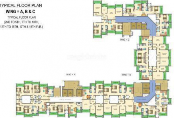  imperial-heights Imperial Heights Wing C Cluster Plan